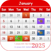Brunei Calendar 2025